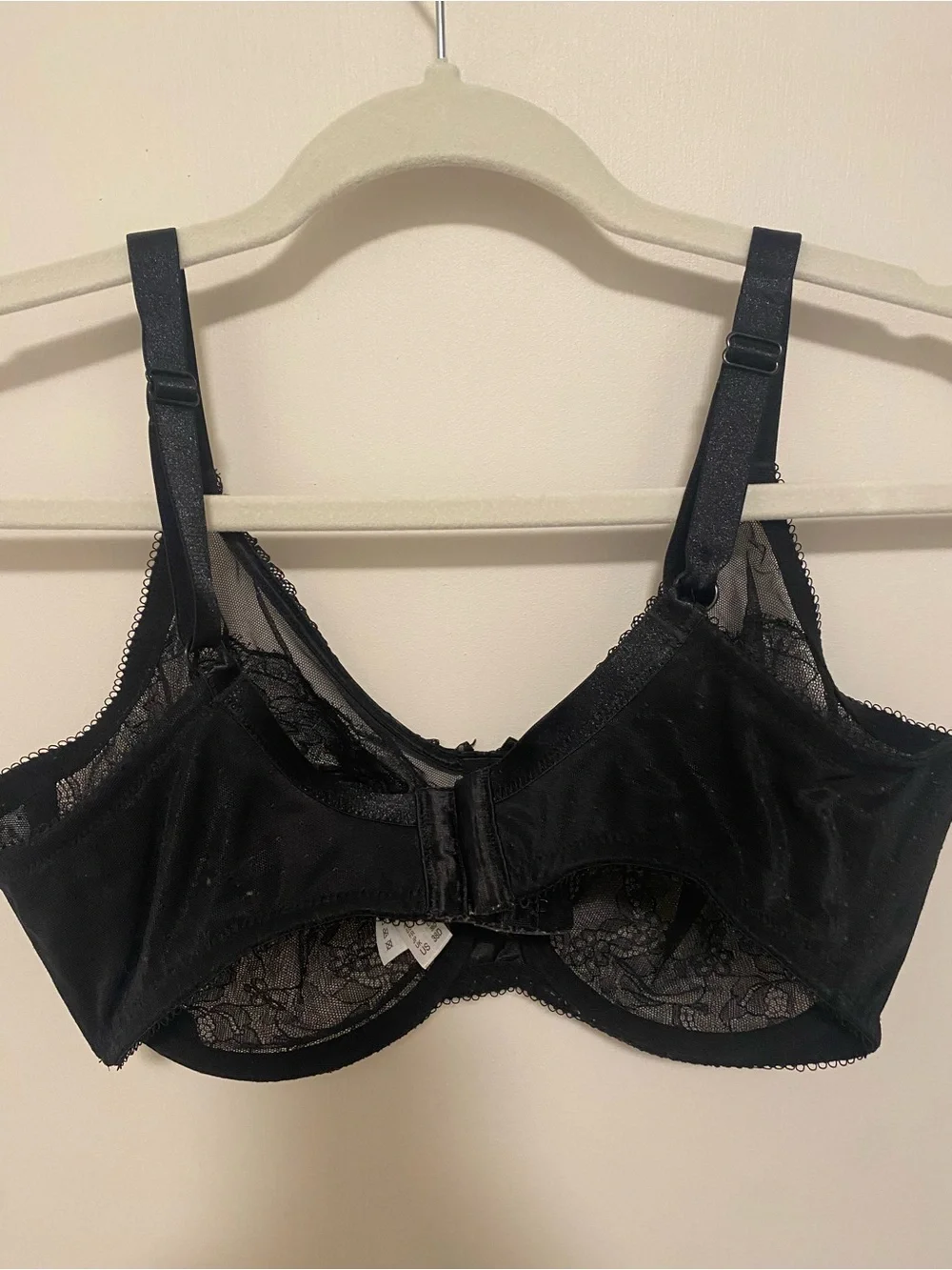 Wacoal Retro Chic Black Full Figure Underwire Bra 38D